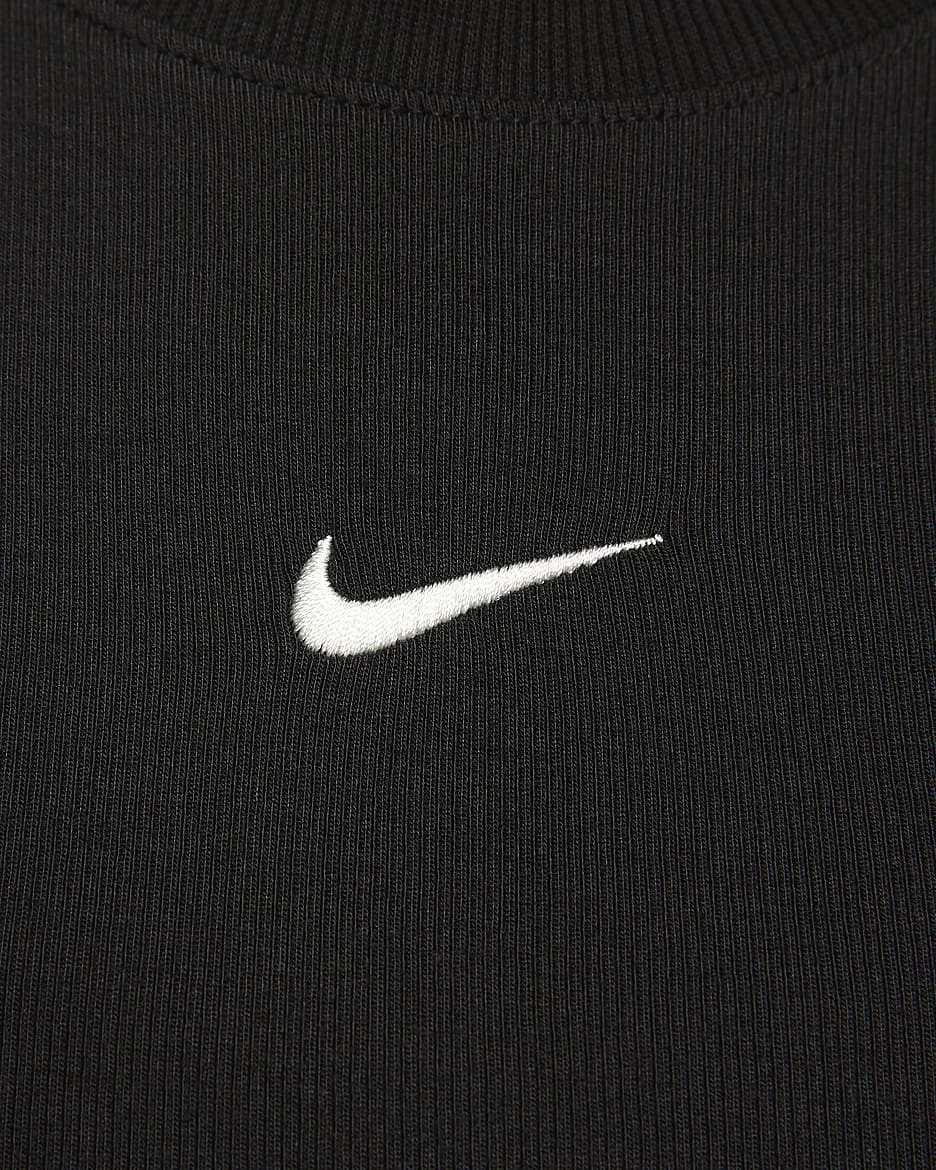 Nike Sportswear Chill Knit enges kurz geschnittenes Mini Rib Tanktop fur Damen